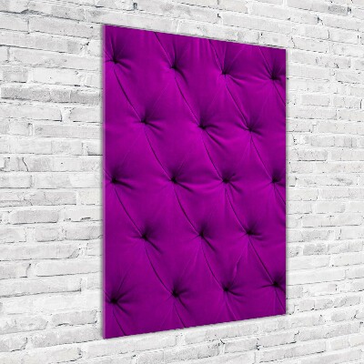 Quadro acrilico verticale Parete di velluto