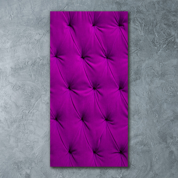 Quadro acrilico verticale Parete di velluto
