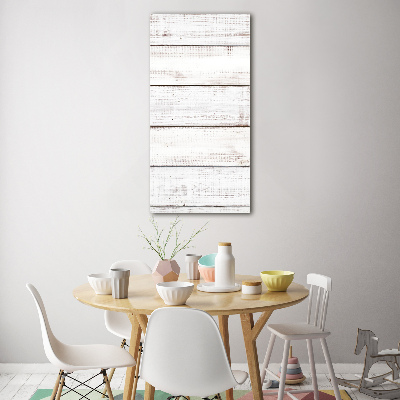 Quadro vetro acrilico verticale Parete in legno
