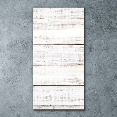 Quadro vetro acrilico verticale Parete in legno