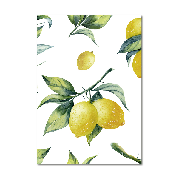 Quadro acrilico verticale Limoni