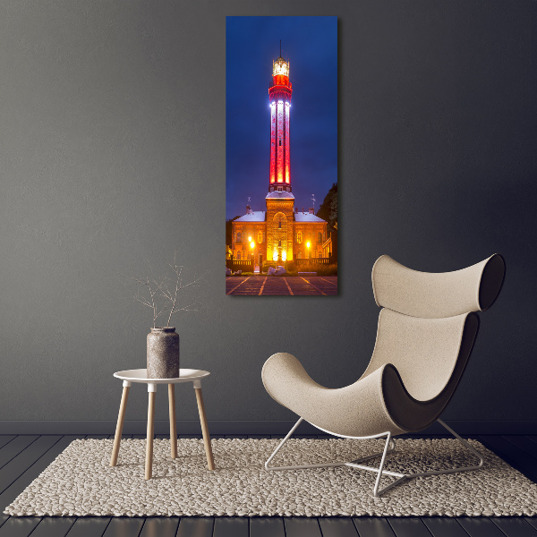 Quadro in vetro acrilico verticale Niecorze, Polonia