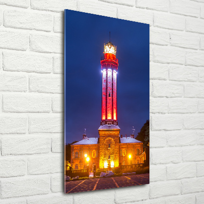 Quadro in vetro acrilico verticale Niecorze, Polonia