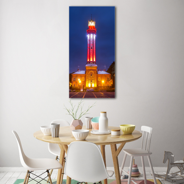 Quadro in vetro acrilico verticale Niecorze, Polonia