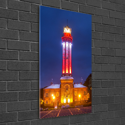 Quadro in vetro acrilico verticale Niecorze, Polonia