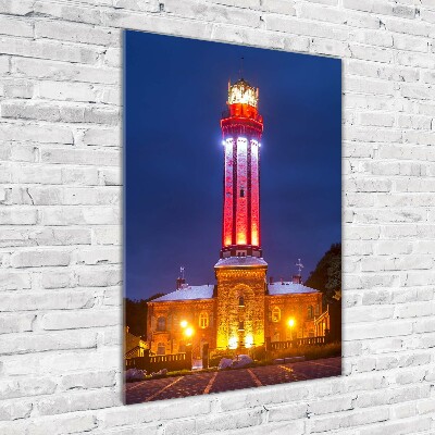 Quadro in vetro acrilico verticale Niecorze, Polonia