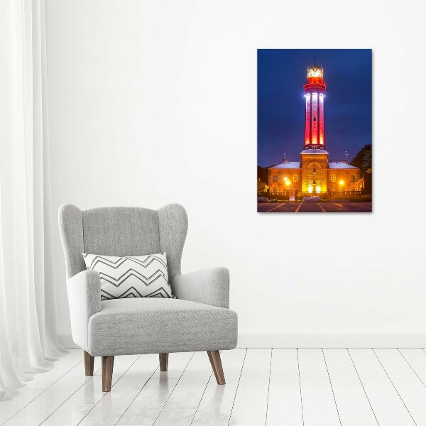 Quadro in vetro acrilico verticale Niecorze, Polonia