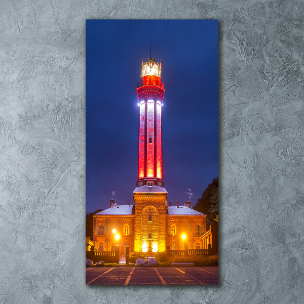 Quadro in vetro acrilico verticale Niecorze, Polonia