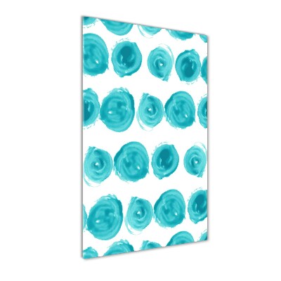 Quadro stampa su vetro acrilico verticale Punti