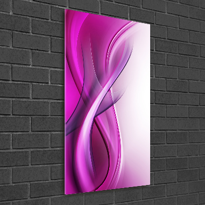 Quadro acrilico verticale Sfondo di onde