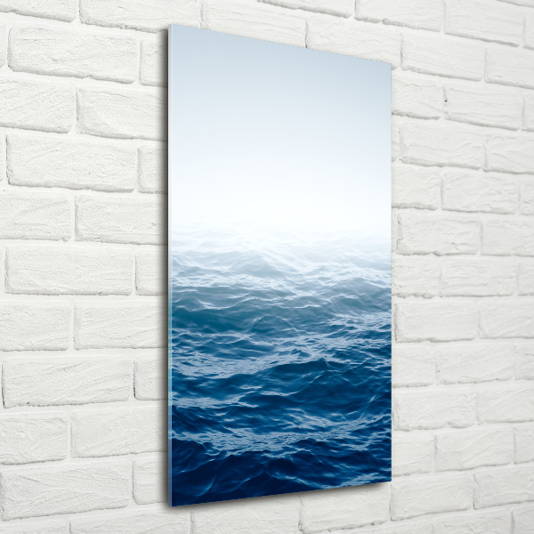 Quadro vetro acrilico verticale Onde del mare