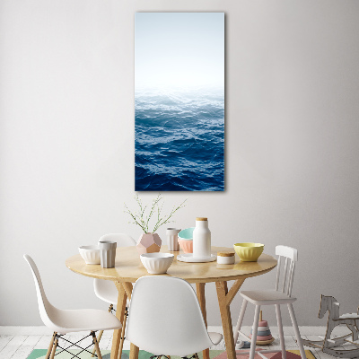 Quadro vetro acrilico verticale Onde del mare