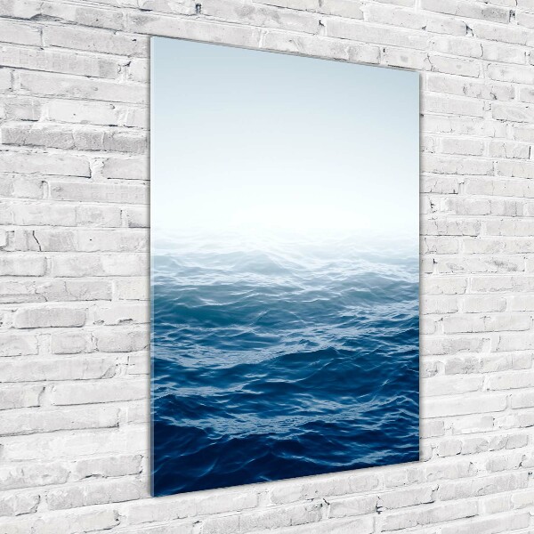 Quadro vetro acrilico verticale Onde del mare