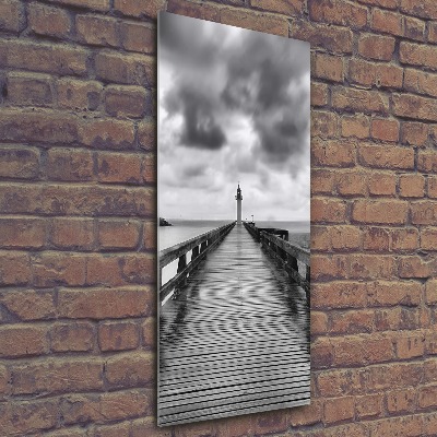 Quadro in vetro acrilico verticale Faro