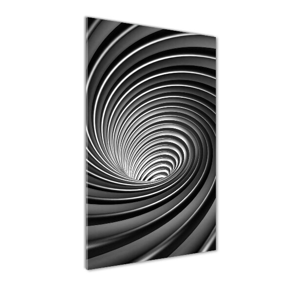 Quadro vetro acrilico verticale Vortice astratto