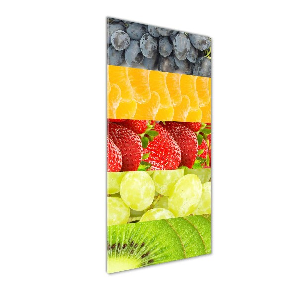 Quadro vetro acrilico verticale Frutta