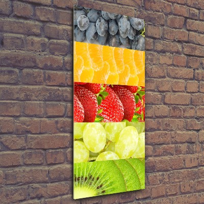 Quadro vetro acrilico verticale Frutta