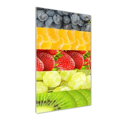 Quadro vetro acrilico verticale Frutta