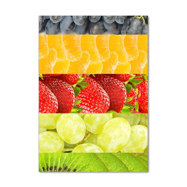 Quadro vetro acrilico verticale Frutta
