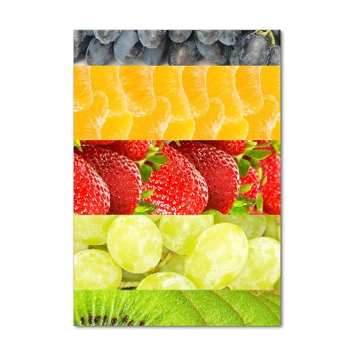 Quadro vetro acrilico verticale Frutta