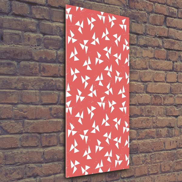 Quadro acrilico verticale Sfondo geometrico