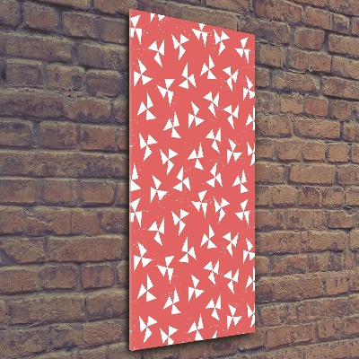 Quadro acrilico verticale Sfondo geometrico