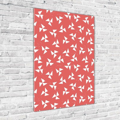 Quadro acrilico verticale Sfondo geometrico