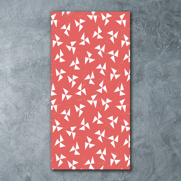 Quadro acrilico verticale Sfondo geometrico