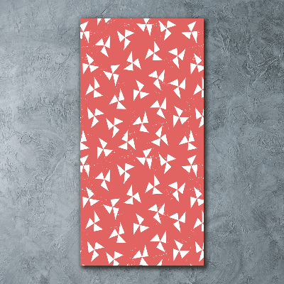 Quadro acrilico verticale Sfondo geometrico