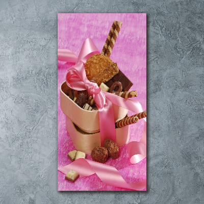 Quadro vetro acrilico verticale Dolci