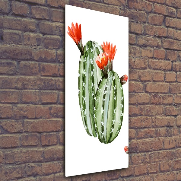 Quadro acrilico verticale Cactus