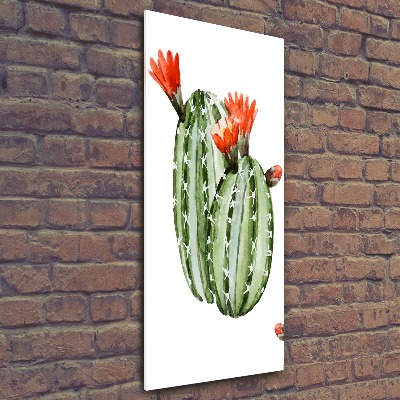 Quadro acrilico verticale Cactus