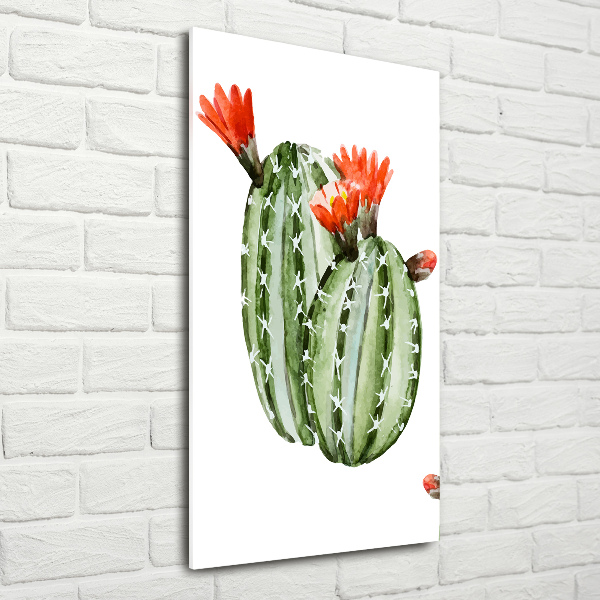 Quadro acrilico verticale Cactus
