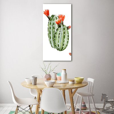 Quadro acrilico verticale Cactus