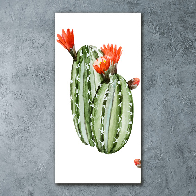 Quadro acrilico verticale Cactus