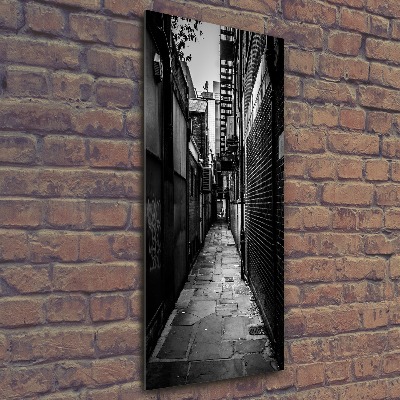 Quadro vetro acrilico verticale Strade cittadine