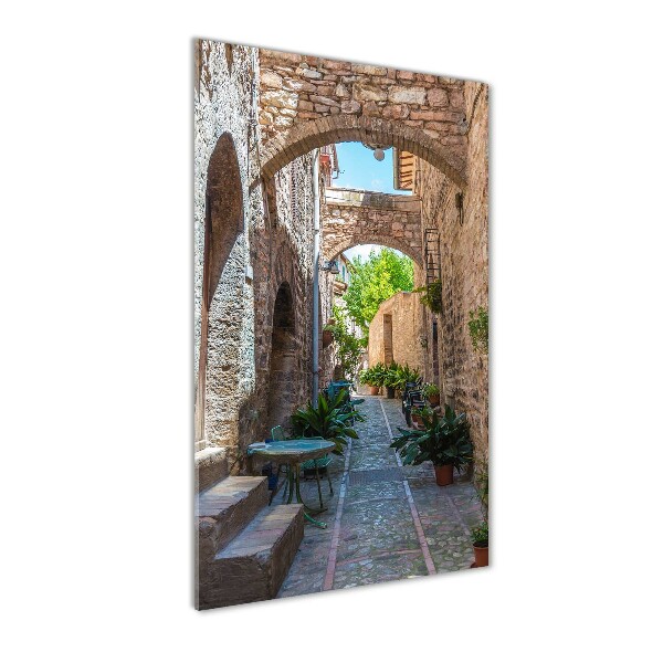 Quadro in vetro acrilico verticale Strade italiane