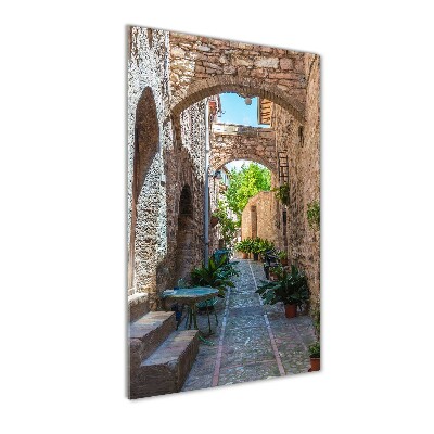 Quadro in vetro acrilico verticale Strade italiane