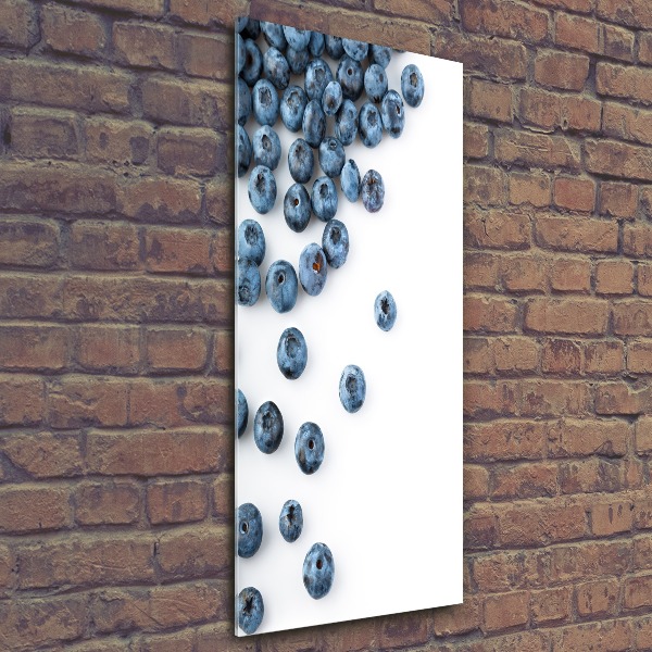 Quadro acrilico verticale Frutti di bosco