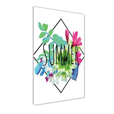 Quadro acrilico verticale Estate