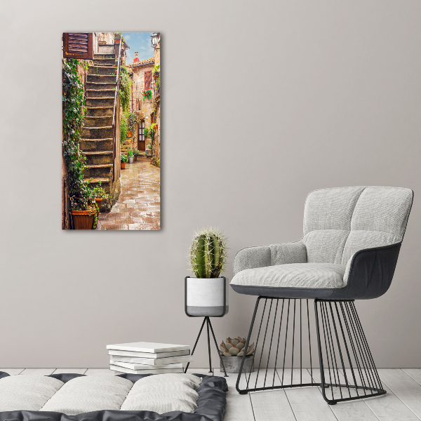 Quadro acrilico verticale Strade italiane