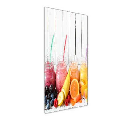 Quadro acrilico verticale Cocktail colorati