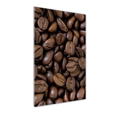 Quadro acrilico verticale Chicchi di caffè