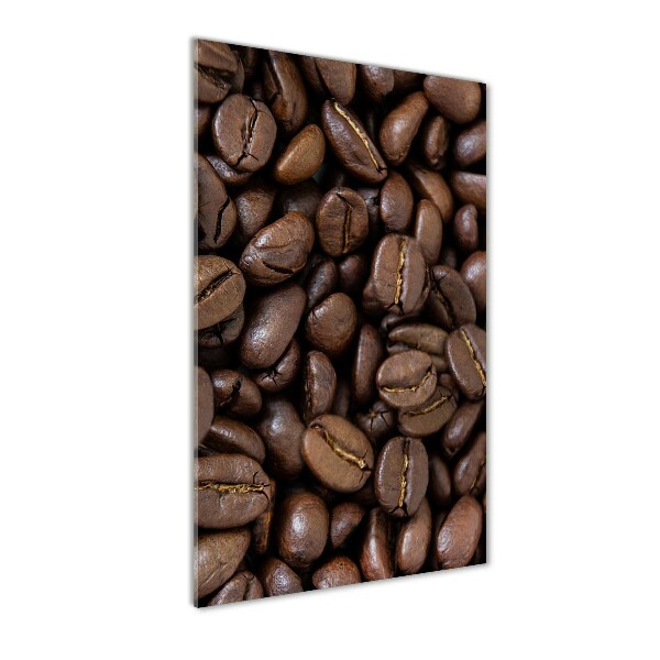 Quadro acrilico verticale Chicchi di caffè