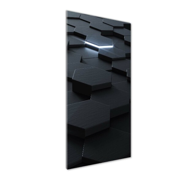 Quadro in vetro acrilico verticale Astrazione