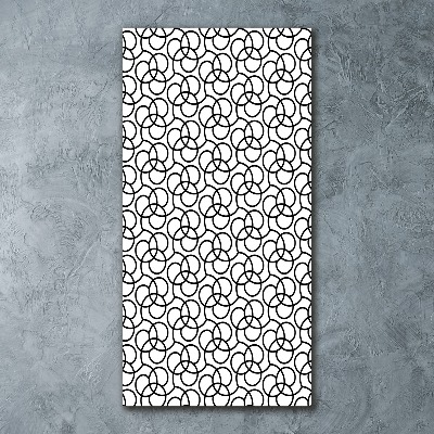 Quadro acrilico verticale Sfondo geometrico