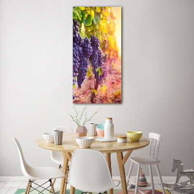 Quadro in vetro acrilico verticale Vigneto