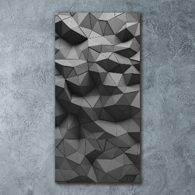 Quadro in vetro acrilico verticale Sfondo astratto 3D