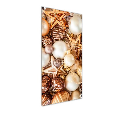 Quadro in vetro acrilico verticale Decorazioni natalizie