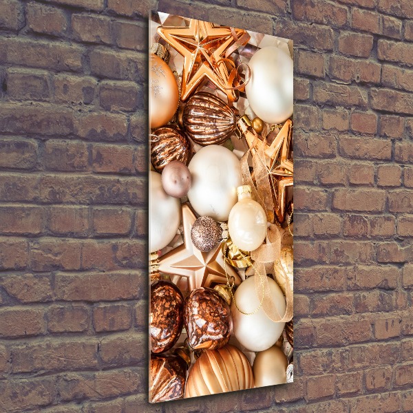 Quadro in vetro acrilico verticale Decorazioni natalizie